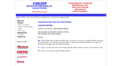 Desktop Screenshot of carlsonpropane.com